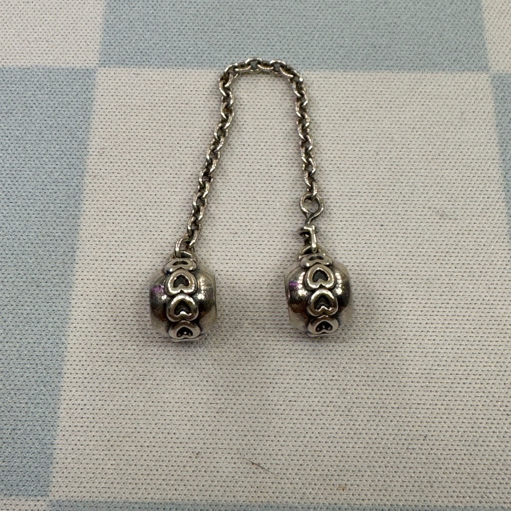 Pandora Band of Hearts Safety Chain